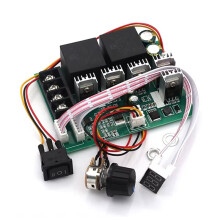 PWM -Motorhastighetsregulator DC10-55V Digital LED-Display Justerbar Drivmodul Ingång MAX 60A 12V 24V 36V 48V Utan Hölje
