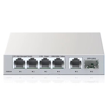 2,5 GbE Nätverkshanterad för  med 5 Portar, 10G SFP+-Kortplats, Upplänk, Webbhanterad Länkaggregationshub, Internetsplitter, EU-PLUG