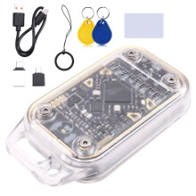 Chameleon V3.0 RFID Chip Reader Emulator 125K 13.56M ID IC Tag Kopierer NFC Lesen Schreiben + 2x UID Schlüsselanhänger/1x CUID Karte