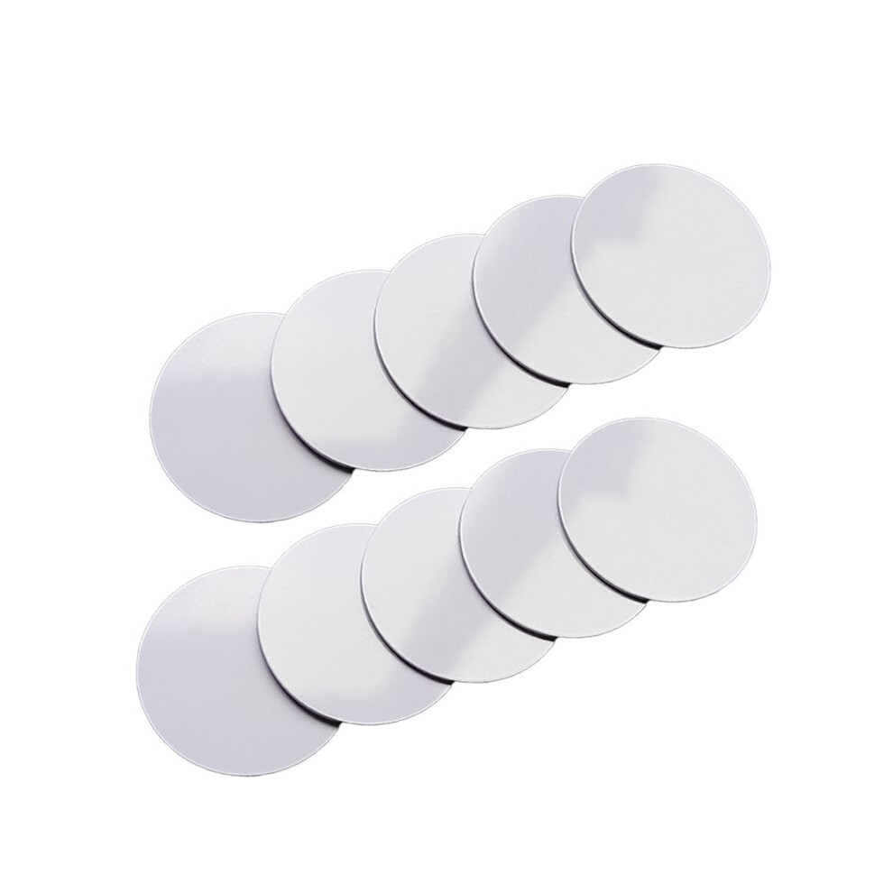 10Pcs 25Mm Nfc Coin Cuid Tag Nfc Electronictag 13.56Mhz Round Card Rfid Coin Card Ic Rewrite Card Tag-503 White 4711643291569