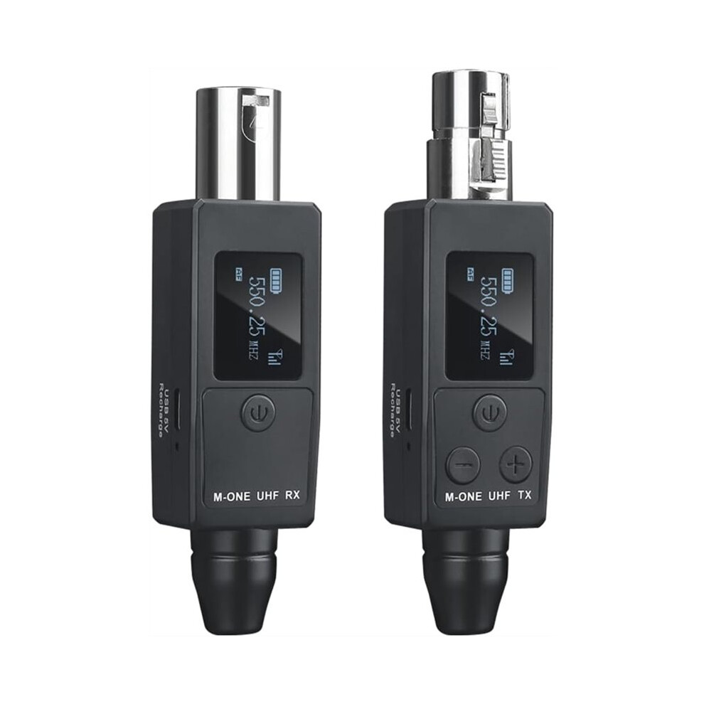 Xlr Transmitter And Receiver Plug- Wireless Microphone System For Dynamic/Condenser Microphone, Electric Guitar/Bass 4712125047704