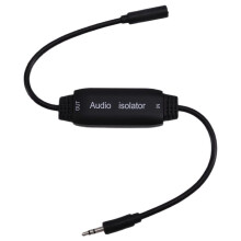 3,5-mm-AUX-Rauschfilter, Masseschleifenisolator für Auto-/Heimstereoanlagen, Kopfhörer-Brummunterer, Plug &