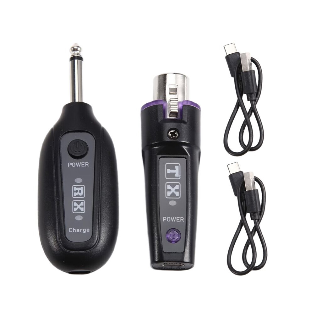 Exogio Microphone Uhf Wireless Converter Dynamic Condenser Recharge Transmitter And Receiver For Mic Audio Mixer Guitar