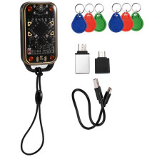 Chameleon V3.0 RFID-Kartenemulator, Lesegerät, NFC-Lesegerät, Schreibgerät, 125K 13,56 MHz ID-IC-Smartcard-Tag-Kopierer + 6XUID-Schlüsselanhänger