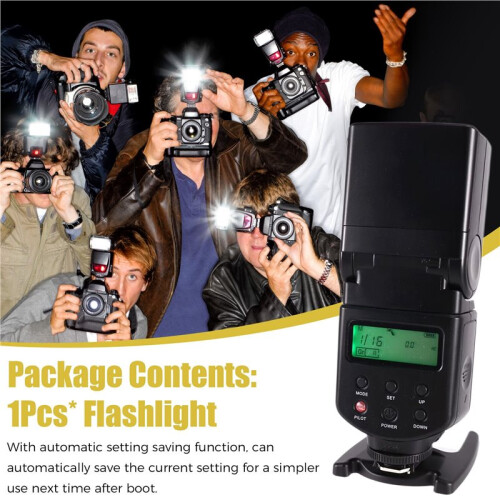 Flash Speedlite GN40 Adjustable LED Fill Light -Camera Flash Replacement for   DSLR Cameras 2