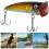 Artificial 4# 7cm Floating Popper Lure ABS Plastic 9