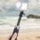 4-Section Folding Tripod Selfie Stick Action Black 10