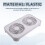 Z-X4 White Pc Accessories 14cm Dual Fans Low Noise Stackable Using Router/Micro-Radiator Base USB Interface 65.8CFM 7