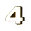 Easy Installation Number Shape Aluminum Wall Light Providing-4 1