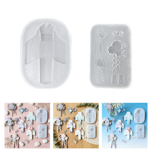 Moule en Silicone Flexible en forme de Kimono, outil de 1