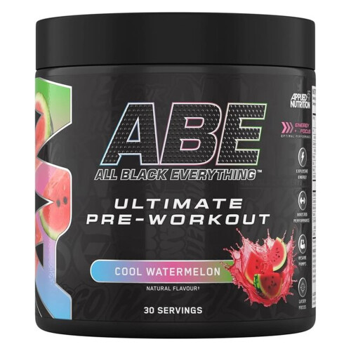 Applied Nutrition ABE Ultimate Pre-Workout 375 g – Cool Watermelon Flavour (30 Servings)