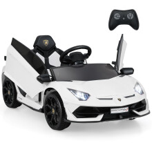 Elektrisches Aufsitzauto für Kinder mit Fernbedienung und LED-Leuchten