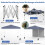 3 x 3 m Pop-Up Pavilion with Sidewall, Portable, Grey 3