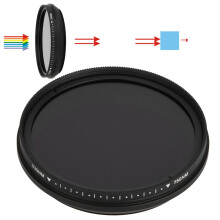 Adjustable 58mm Infrared IR Camera Lens Filter 530-750nm for DSLR Photography