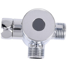 1/2 inch 3 Way T-adapter Toilet Bidet Bath Shower  Arm Mounted Diverter Valve