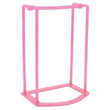 1Pcs Design Kleiderbügel Stapler Halter Speicherorganisator Rack (Rosa)