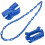Blue 1.5m Plastic Coated Swing Link Chain 1