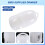 Removeble White Plastic Drinker With Handle For Pigeons Bird Supplies 29Cm X 17Cm 7