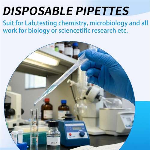 10pcs 3ML Disposable Plastic Eye Dropper Set Transfer Graduated Pipettes 1