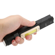 S22 Mini Flashlight 1500mAh Aluminum Gray USB