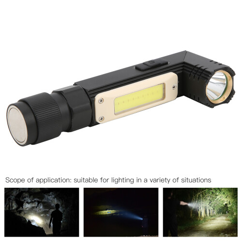 S22 Mini Flashlight 1500mAh Aluminum Gray USB 2