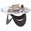 Homcom HOMCOM Coffee Table Sintered Stone Top White and Black 2