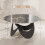 Homcom (Brown) HOMCOM Coffee Table Sintered Stone Top 3