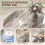 Homcom (Brown) HOMCOM Coffee Table Sintered Stone Top 5