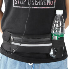 Multifunction Waist Bag Small Black Large Capacity