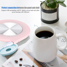 USB Insulation Coaster 55C Pink