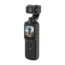 Caméra de Poche 4K avec Suivi Du Visage, Zoom 18x et Stabilisateur WiFi pour le Streaming en Direct et les Vlogs de A
