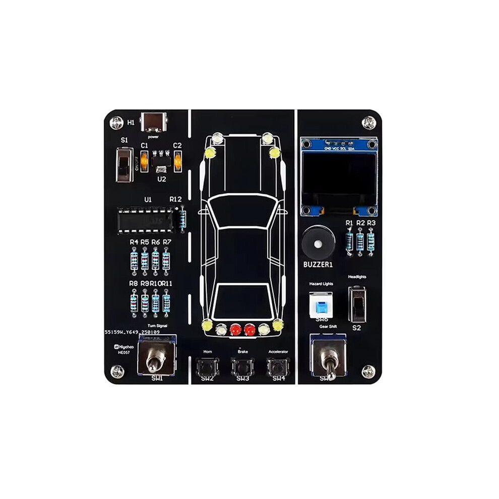 Diy Car Driving Simulation Soldering Practice Kit Stem Electronic Project Simulator Welding Project For Student To Learn 6033495061076