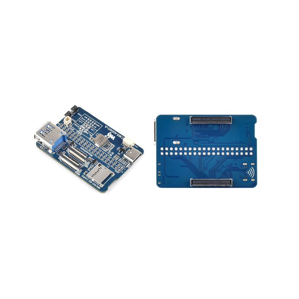 Waveshare 2Pc For Raspberry Pi Cm5 Base Io Board Cm5 Base Board For Raspberry Pi Compute Module 5 Lite / Emmc 6032238798149