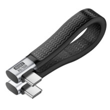 Flexibles USB-C-Kabel mit Zwei Seitlich Biegbaren Steckern, USB 4.0-Hochgeschwindigkeitsübertragung, 240-W-Schnellladefunktion, PD 3.1, 8K-Datenkabel