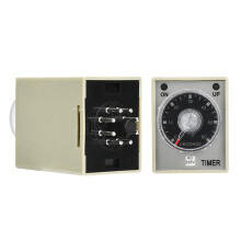 Electronic Time Relay 8Pin 60S 58x50x40mm AC220V5A