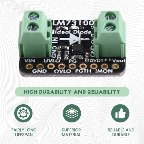 1 Diode Idéale 6359 pour Adafruit LM73100 23 V 5 A Max. 1