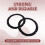 2Pcs 12" Replacement Speaker Rubber Surround for Speaker  Repai 298/280/242/234mm 6