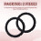 2Pcs 12" Replacement Speaker Rubber Surround for Speaker  Repai 298/280/242/234mm 7
