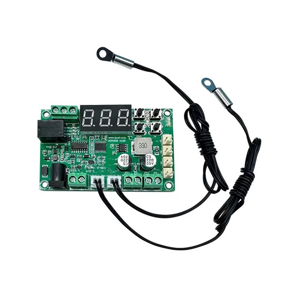 New Cooling Fan Speed Regulator Fan 12V/24V Temperature Control Computer Fan Module Digital Speed Regulator Voltage 4713954316047