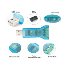 USB to RS485 Adapter CH340 Communication Industrial RS485 Converter A+ B- VCC GND for Windows 10 8 7 MacOS Linux