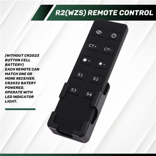 R2(WZS) Zigbee 10-Key CCT Wireless Remote  Tuya APP Dimmer Apply to Zigbee Dual Color LED Controller or Driver 1