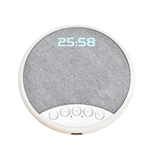 Haut-Parleur Sous Oreiller HiFi pour Dormir,  5.4, Bruit Blanc, Horloge Numérique et Minuteur