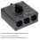 XLR Audio Switcher Splitter Bi-Direction 1 Input 5 Output 5 Input 1 Output Audio Signal Splitter Box Audio Distribution 5