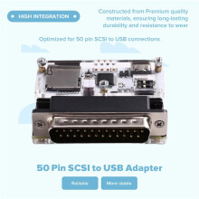 Für Macintosh SCSI zu USB Adapter SCSI Elektronische Festplatte für , SE USB Dateitransfer