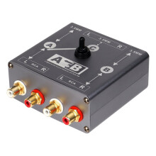 3.5mm for-RCA Audio Source Switcher Passive Stereo Audio Switcher Bi-Direction 2 in 1 Out / 1 in 2 Out Audio Splitter