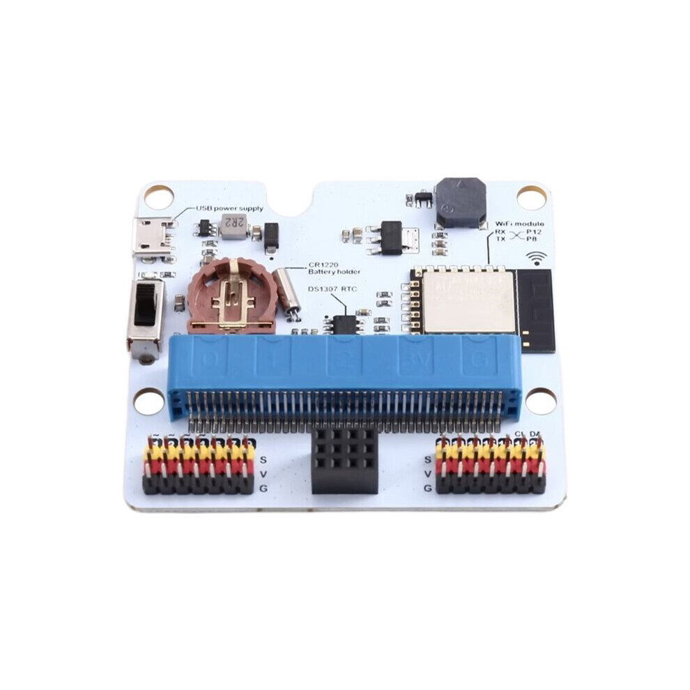 IOT:Bit WiFi Expansion Board for Micro:Bit - for Makecode/MicroPython/JavaScript with ESP8266 WiFi/Buzzer/RTC Module