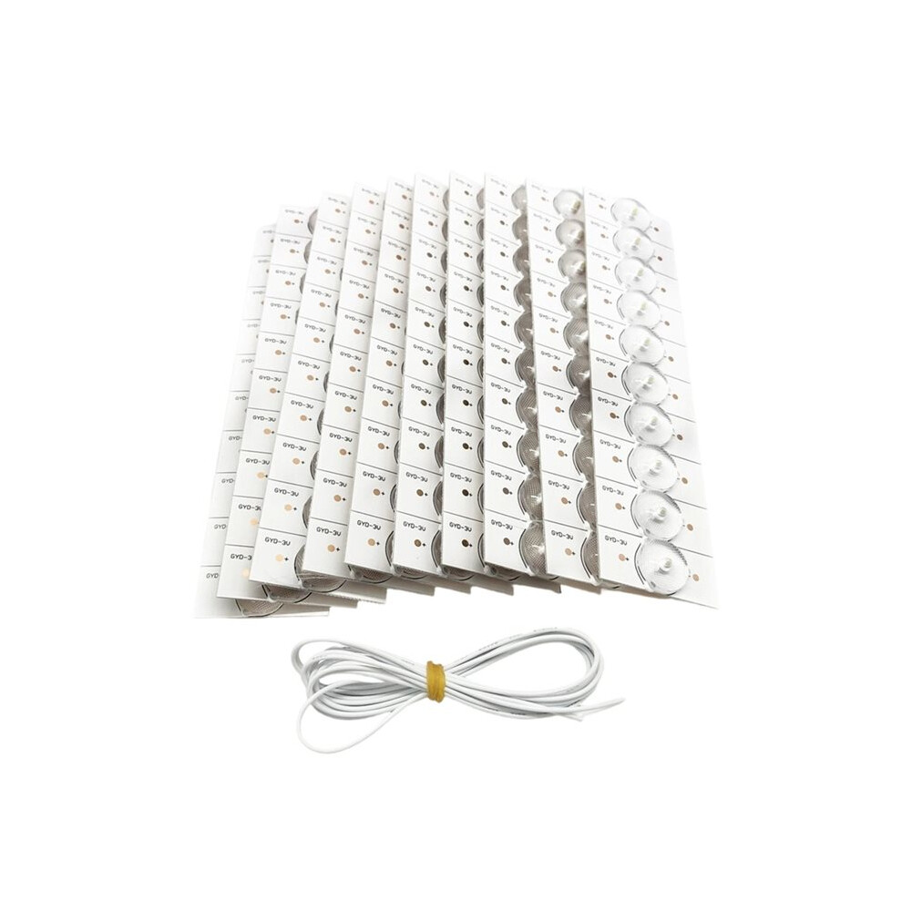 3V 50/100Pcs Led Lamp Beads With Optical Lens Filter For 32-65In Tv Backlight Repair High Quality Tv Backlight Strips A 4711080881682