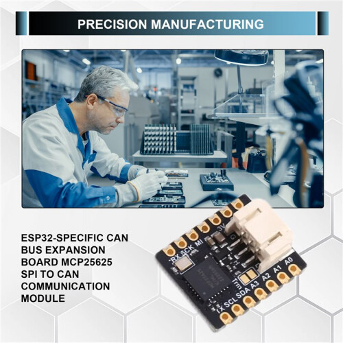 ESP32 Dedicated CAN Bus Expansion Board MCP25625 SPI to CAN Communication Module 2