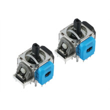 1 Pair TMR Joystick with Stick Cap Gamepad Controller Electromagnetic Joystick Game Accessories Repair for PS4