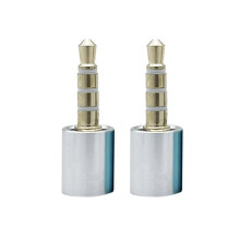 2PCS 3.5mm MIC Blocker - Mic Lock Privacy Protection Data Security Sound Locking Device for Smartphones Silver
